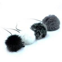 Universal Lavalier Microphone Furry Windscreen Fur Windshield Wind Muff Soft for Sony Rode Boya Lapel Lavalier Mic 5Mm 2024 - buy cheap