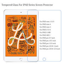 Tempered Glass For Apple iPad Air Mini 1 2 3 4 5 Pro 9.7 10.5 11 Inch   2019 For iPad Air3 Mini5 Screen Protector Film 2024 - buy cheap