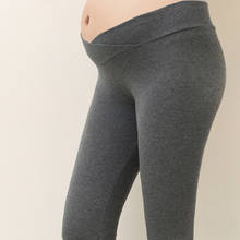 Calça legging larga feminina, cintura baixa para gravidez, calça skinny para mulheres grávidas 2024 - compre barato