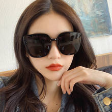 Gafas de sol cuadradas de gran tamaño para mujer, lentes de sol cuadradas de moda, de diseñador de marca, sin marco, gradiente de espejo, lentes de corte, UV400 2024 - compra barato