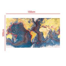 Seismicity Of The Earth World Ocean Floor Panorama Of 1960-1980 For Research In Geology And  150x100cm 2024 - buy cheap