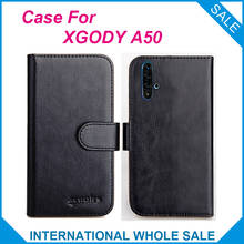 XGODY-Funda de cuero con ranuras para XGODY A50, cartera con ranuras para 6 colores, funda para teléfono con ranuras para tarjetas de crédito 2024 - compra barato
