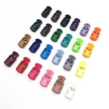 Пластиковый фиксатор для шнура, 50 шт., 25*12 мм, многоцветные Пружинные пробки для шнура, аксессуары для спортивной одежды «сделай сам» 2024 - купить недорого