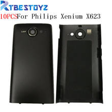 10PCS/Lot Original Back Housing For Philips X623 Mobile Battery Cover For Philips Xenium X623 Cellphone 2024 - compre barato
