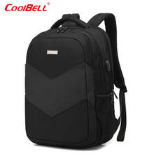 COOLBELL Backpack 15.6 Inch Laptop Backpack Multi-Pocket Fashion Travel Business Nylon Waterproof Anti-Theft Student Backpack 2024 - buy cheap