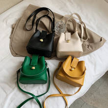 Luxury Designer Bucket Bags New 2020 Fashion Bells Handbags Spring Women PU Leather Shoulder Bag Lady France Cross Body Bag 2024 - buy cheap