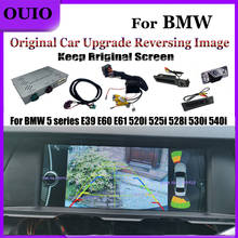 Decodificador de cámara frontal y trasera para coche, pantalla Original de marcha atrás, interfaz upgrad, para BMW serie 5, E39, E60, E61, 520i, 525i, 528i, 530i, 540i 2024 - compra barato