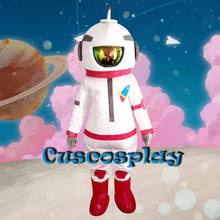 Детский и взрослый космический костюм высокого качества, костюм талисмана, костюм космонавта, нарядное платье, костюмы для представления на Рождество 2024 - купить недорого