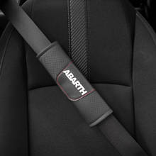 Для Fiat Abarth 2 шт. из искусственной кожи для ремня автокресла высокого качества колодки сиденье плечевая накладка 2024 - купить недорого