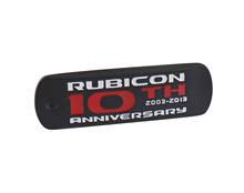 RUBICON-emblema para guardabarros y maletero, pegatina para puerta, 10 ° aniversario, color negro 2024 - compra barato