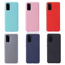 Caso Para Samsung Galaxy S20 S20 Ultra S9 S10 Plus A01 A21 A31 A51 A71 A10 A20 A30 A40 A50 A70 E Cor Sólida Silicone Case Capa 2024 - compre barato