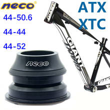 Neco bike headset for giant ATX XTC OD od2 44 50.6 mm mountain bike bearing headset straight tapered fork 28.6 31.8 38.1 33 39.8 2024 - buy cheap