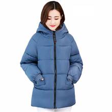 2022 Winter Parka Women Thick Down Cotton Padded Coat Warm Hooded Outwear Loose Wadded Jackets XL-8XL 120KG Can Worn KW293 2024 - buy cheap
