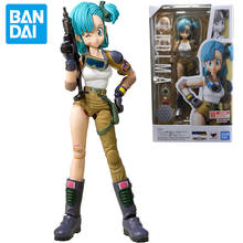 Bandai SHF Dragon Ball 15cm Bulma Motorcycle Suit Anime Model Action Figure Adult Doll Decoration Toy Child Birthday Gift 2024 - buy cheap