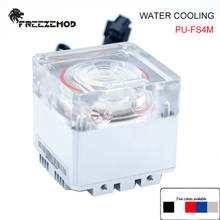 FREEZEMOD-enfriador de agua PU-FS4M Pc, bomba silenciosa, PWM, flujo inteligente, 800L/H, 12V/5V, luz RGB Aura PU-FS4M 2024 - compra barato