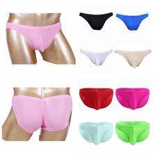 New Sexy Men Panties Bikini Men Lingerie Soft Sheer Mesh Bulge Pouch Low Rise G-string Thong Mini Briefs Underwear Nightwear 2024 - buy cheap