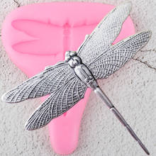 3D Dragonfly Silicone Molds Jewelry Resin Clay Mold Cupcake Topper Fondant Cake Decorating Tools Candy Chocolate Gumpaste Moulds 2024 - buy cheap