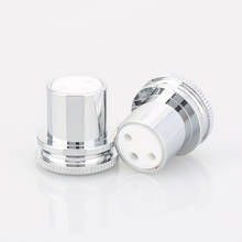 Hi End Noise Stopper Chrome Plated Copper XLR Plug Caps 1 Pair male+female XLR Plug caps hifi audio protective xlr plug 2024 - buy cheap