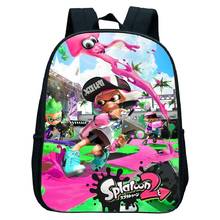 Children 12 Inch Splatoon 2 Kindergarten School Bag Toddler Cartoon Backpack Boys Girls Anime Primary BookBags Kids Bagpack Gift 2024 - buy cheap