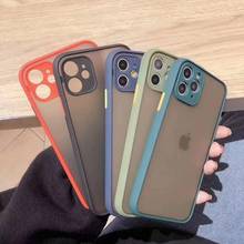 Camera Lens Protection Phone Case For iPhone 11 12 Pro Max XR X XS Max 8 7 Plus 12 Mini SE 2020 Matte Translucent Cover Case 2024 - buy cheap