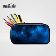 Dispalang-caja de papelería para estudiantes, bolsa de lápices del universo espacial para mujeres, estuche de cosméticos de viaje para niños, Kawaii, Penbox para la escuela 2024 - compra barato