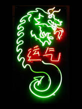 Neon Sign For dragon Chinese lucky Glass Tube fish Commercial shop Lamp resterant advertise custom DESIGN Impact Attract light 2024 - buy cheap