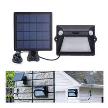 Outdoor Solar Lights PIR Motion Sensor LED Wall Lamp Double PIR Inductor 7 Colorful 3 Modes Split Security Solar Garden Light 2024 - buy cheap