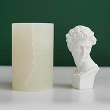 Candle Mould European Head Sculpture DIY Silicone Mold Candle Mould Aromatherapy Plaster Mould DIY Craft 2024 - buy cheap