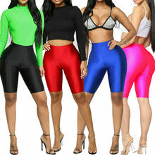 Women Stretch Biker Bike Shorts Workout Spandex Leggins Knee Length Short Trousers Women Summer Slim Shorts Womens 2024 - buy cheap