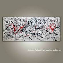 Jackson Pollock Style Art. large wall art. original jackson pollock style art wholesale high quality painting free shipping pop 2024 - buy cheap