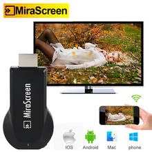 MiraScreen TV Dongle 1080P TV Stick Беспроводной Wi-Fi дисплей HD Dongle приемник Miracast Anycast для IOS Android TV Airplay 2024 - купить недорого