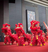 Китайский Танцевальный Костюм Льва, кантонский танец Южного льва, представление, празднование весны, фестиваль, двойной цвет, наряд для взрослых, танец льва 2024 - купить недорого