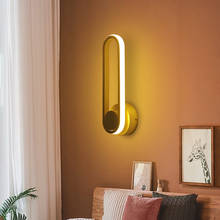 Luminária de parede minimalista, moderna, led de 85 a 265v para decoração de casa, sala de estar, quarto, luzes noturnas 2024 - compre barato