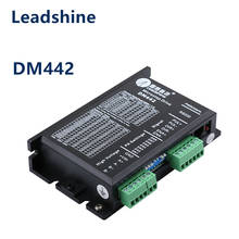 Leadshine motorista de motor passo digital dm442 baseado em design dsp ajuste nema17 para nema 23 motor cnc sistema de passo 2024 - compre barato