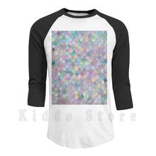 Purple Rainbow Metal Mermaid Scales hoodie long sleeve Glitter Scales Animals Blink Fish Fish Scale Fish Scales 2024 - buy cheap