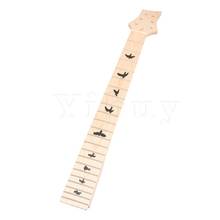 Yibuy 22 Frets Unfinished Wooden Guitar Neck Part for Electric Guitar 2024 - buy cheap