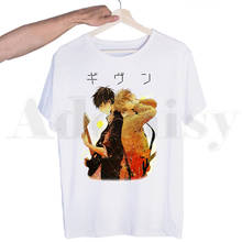 Moda de verão camisetas de moda masculina camiseta de topo streetwear harajuku engraçado anime yaoi bl manga música mafuyu harajuku 2024 - compre barato