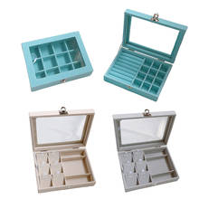 Organizador ajustável de caixa de jóias de relógio lattice, caixa de jóias, suporte de exibição 2024 - compre barato
