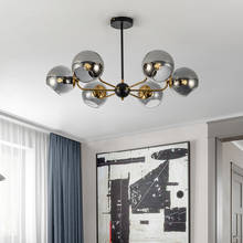 Nordic simple personality living room chandelier home restaurant chandelier bedroom magic bean molecular lighting 2024 - buy cheap