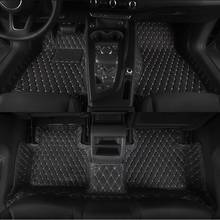 for leather car floor mat for audi a4 B9 2016 2017 2018 2019 2020 accessories interior styling decoration rug carpet 2024 - buy cheap
