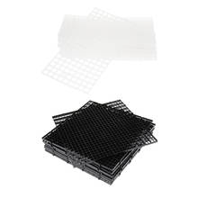 10 Pcs Aquarium Fish Tank Isolation Plate Divider Filter Patition Board Net Plastic Separation Divider Board Black Transparent 2024 - buy cheap