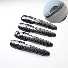 For Mazda 8 MPV 2006-2015 Luxury Chrome Carbon Fiber Door Handle Accessories No Rust Car Sticker Car Styling Decals 2024 - buy cheap