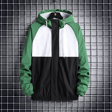 Jackets Zipper Hoodies Windbreaker Men Casual Hooded Jackets Autumn Tracksuit Streetwear Bomber Thin Coat 2024 - buy cheap