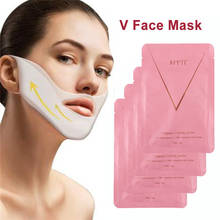 Mascarilla facial reafirmante, antiarrugas, antiedad, en forma de V, para levantar la piel, para la barbilla, en forma de V 2024 - compra barato