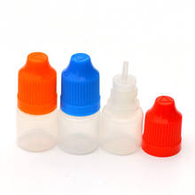 Gotero de plástico vacío de 3ml, frasco suave de PE, con tapa a prueba de niños y Punta larga, frasco de aguja para e-líquido, dispensador de aceite esencial, 50 Uds. 2024 - compra barato