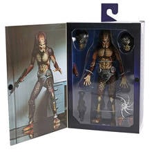 NECA The Predator Lab Escape Fugitive Predator Action Figure With Light-Up LED Mask Ultimate Action Figure Toys 22cm 2024 - buy cheap