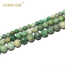 Fine 100% Natural Qinghai China Jadeite Round Natural Stone Beads For Jewelry Making  DIY Bracelet Necklace 6mm 8mm 10mm 2024 - buy cheap