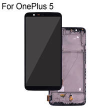 Tested Well For OnePlus 5  LCD Screen 100% Original LCD Display +Touch Screen Assembly Replacement For OnePlus 5 Repair Parts 2024 - buy cheap
