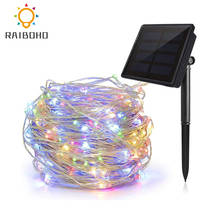 100/200led Solar Powered Led Strip Light Fairy 10M 20M Outdoor Waterproof Solar Decoration Lights 8 Modes for Gardens Home 2024 - buy cheap