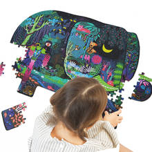 280pcs Elephant Puzzle for Kids Animals Cardboard Puzzle for Children Early Learning Toy present 4- 7 years old 2024 - buy cheap